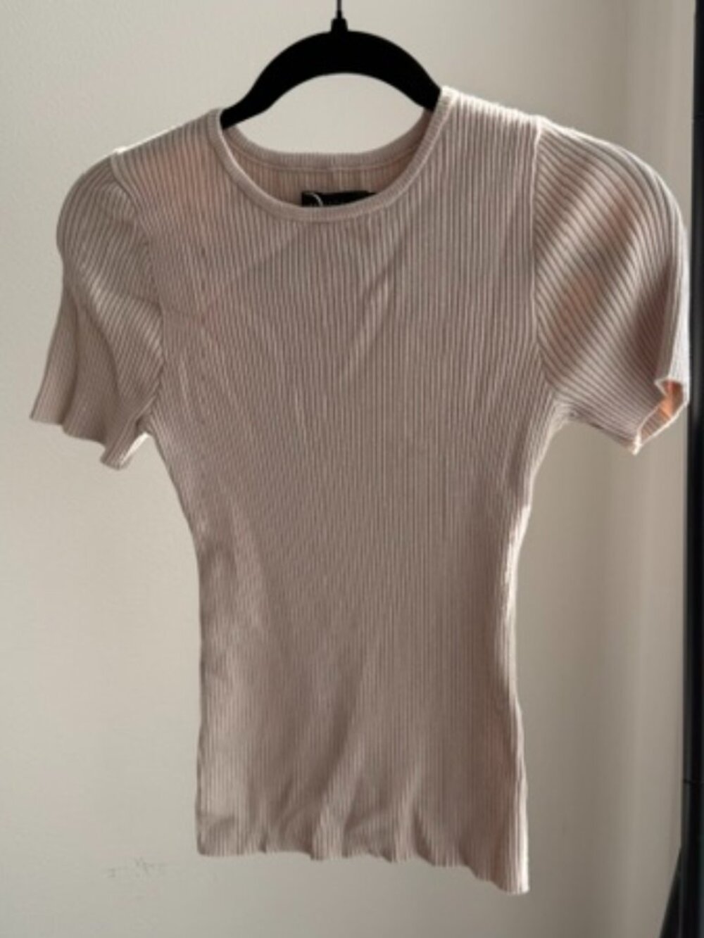 Short Sleeve Ribbed Top